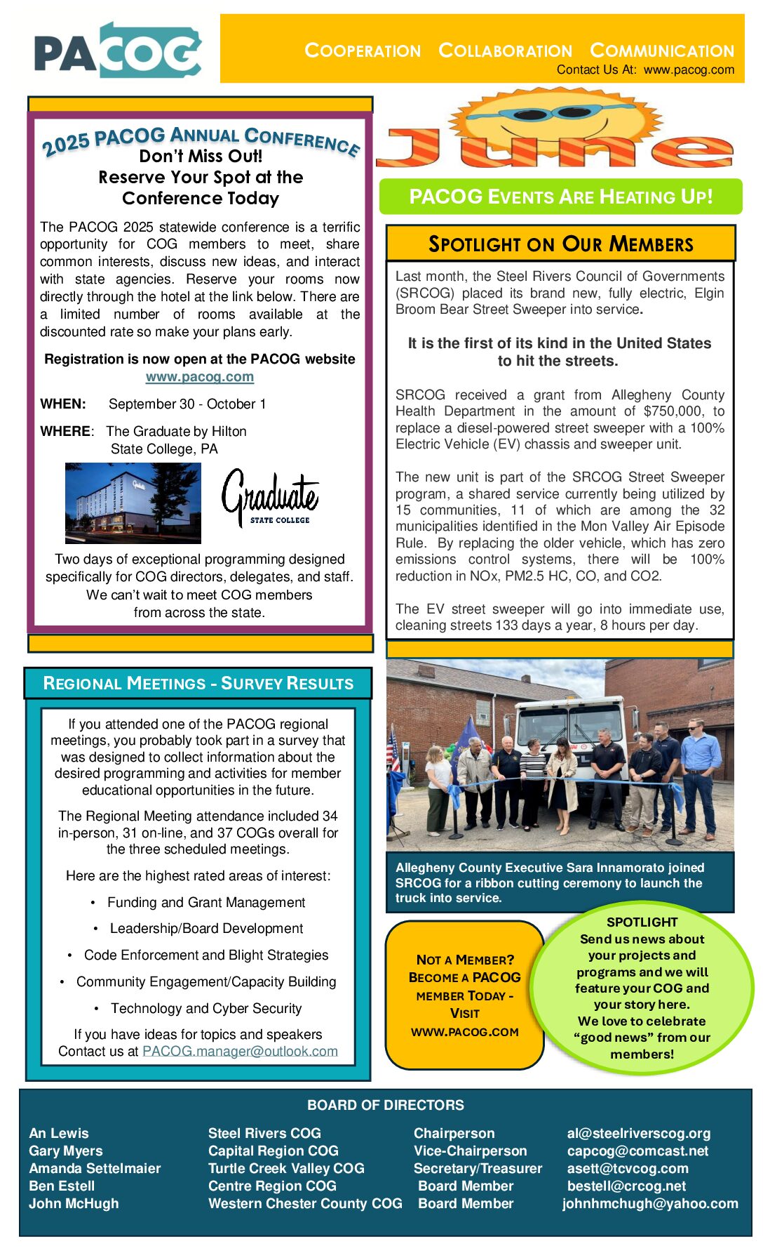 Thumbnail of the first page of 'Newsletter – June 2025'