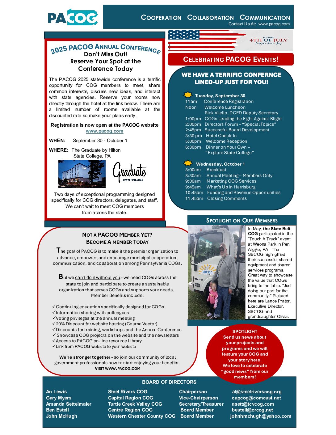 Thumbnail of the first page of 'Newsletter – July 2025'