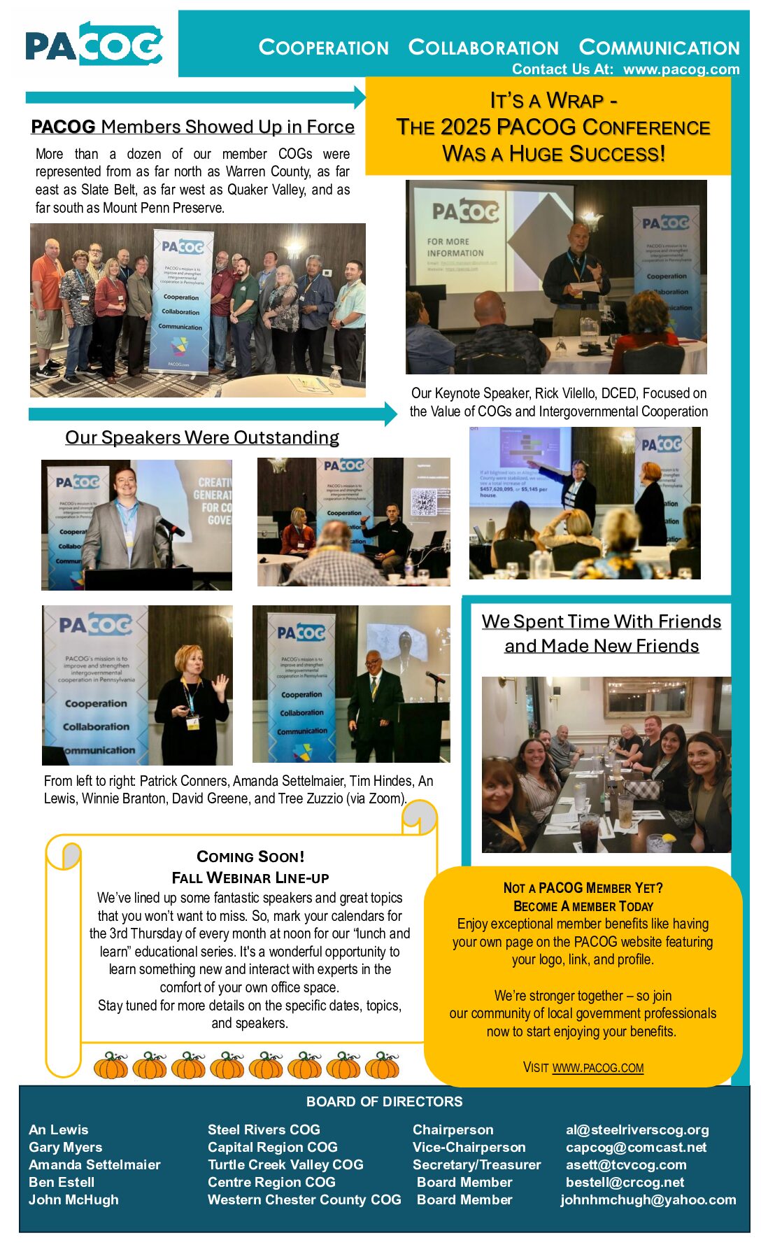 Thumbnail of the first page of 'Newsletter – October 2025'