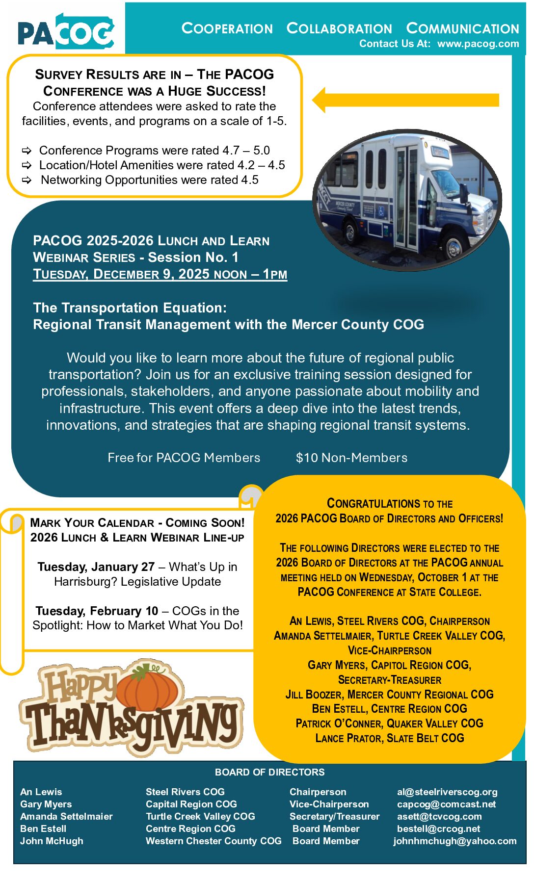 Thumbnail of the first page of 'Newsletter – November 2025'