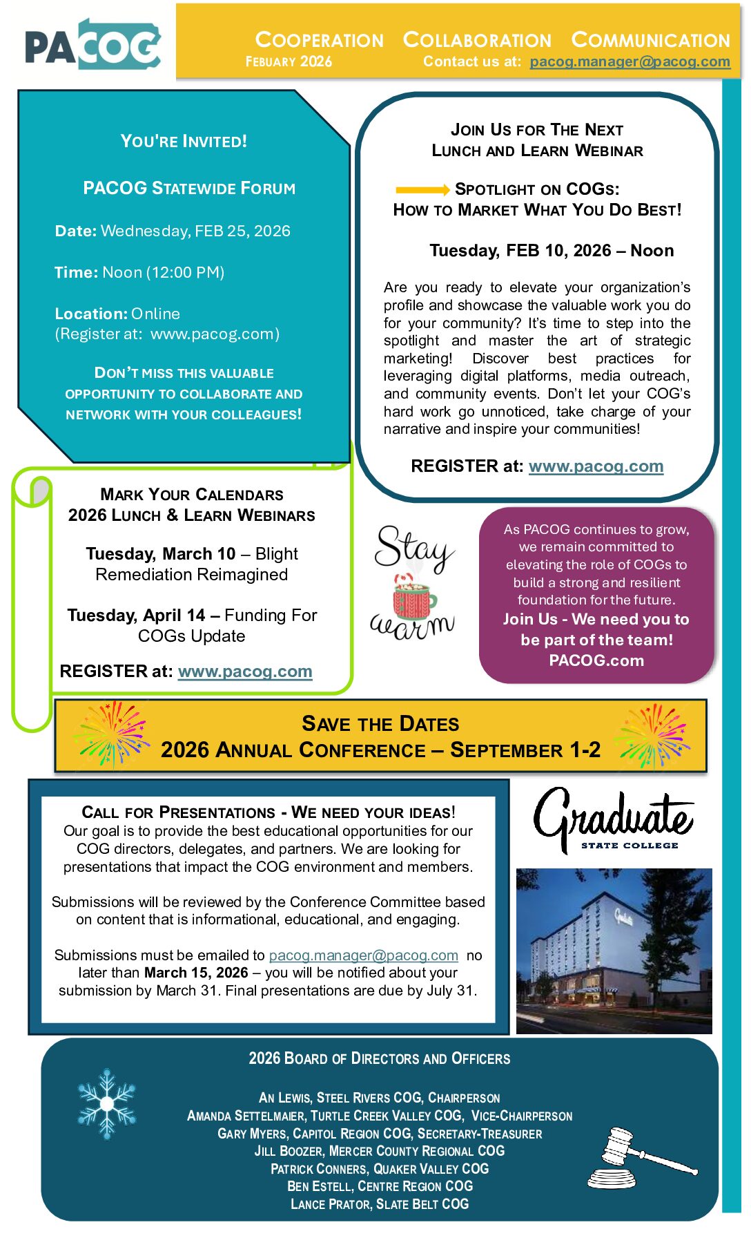 Thumbnail of the first page of 'Newsletter – February 2026'